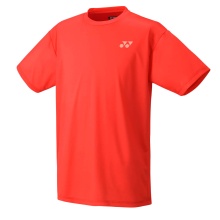Yonex Trainings-Tshirt Practice Small Logo YM0045 (100% Polyester) 2024 rot Herren
